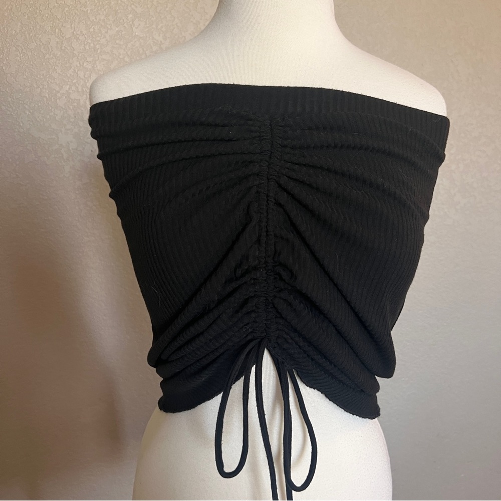 IRIS Drawstring Skirt or Strapless Crop Top Sz M